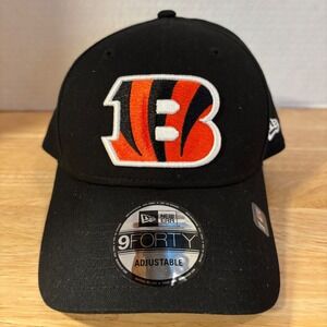 New Era 9FORTY Cincinnati Bengals NFL Adjustable Hat Black Snapback 60576288 New